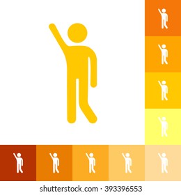 stick figure of human silhouette