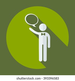 stick figure of human silhouette