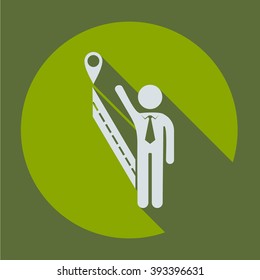 stick figure of human silhouette