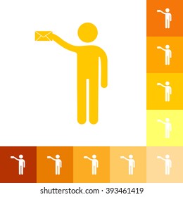 stick figure of human silhouette