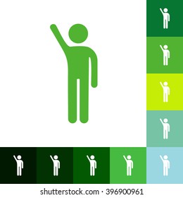stick figure of human silhouette