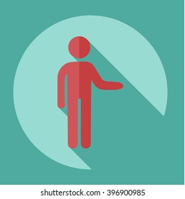 stick figure of human silhouette
