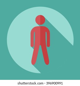 stick figure of human silhouette