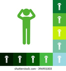 stick figure of human silhouette