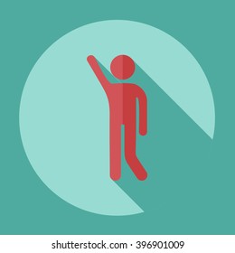 stick figure of human silhouette
