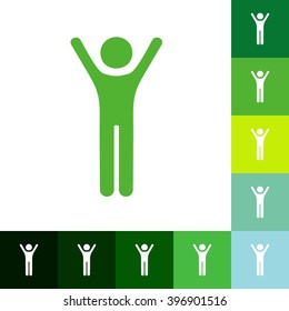 stick figure of human silhouette