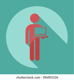 stick figure of human silhouette