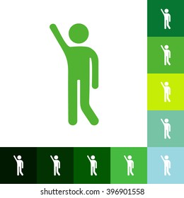 stick figure of human silhouette