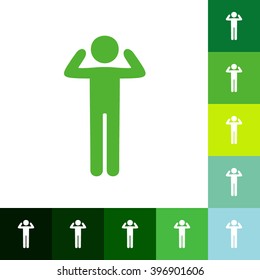 stick figure of human silhouette