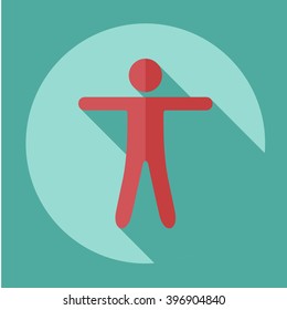 stick figure of human silhouette