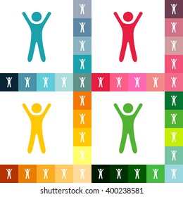 stick figure of human silhouette