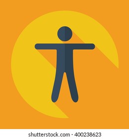 Stick Figure Human Silhouette Stock Vector (Royalty Free) 400238623 ...