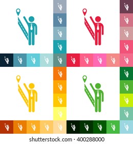 stick figure of human silhouette