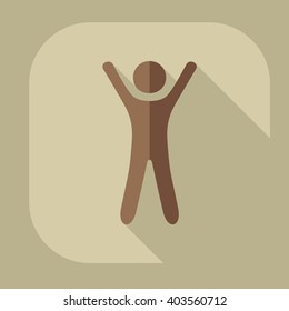 stick figure of human silhouette