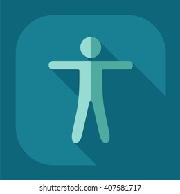 stick figure of human silhouette