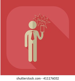stick figure of human silhouette