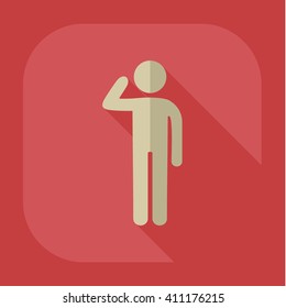 stick figure of human silhouette