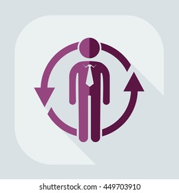 stick figure of human silhouette