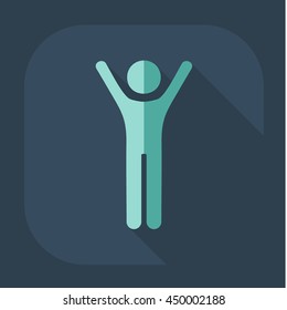 stick figure of human silhouette
