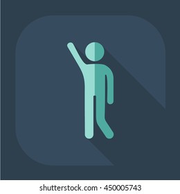stick figure of human silhouette