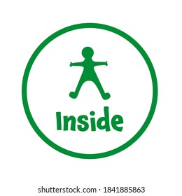 stick figure icon inside the circle