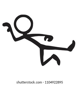 Stick Figure Kung Fu Flying Kick