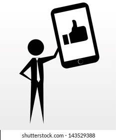 Stick figure - like icon