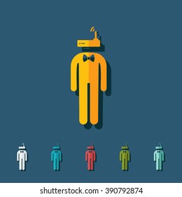 stick figure of a man
