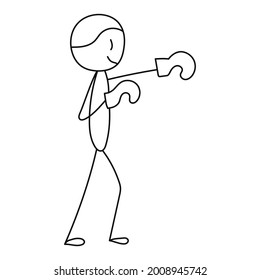 447 Stick figure boxing Images, Stock Photos & Vectors | Shutterstock