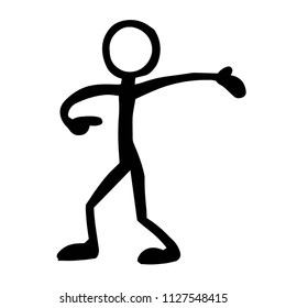 Stick Figure Pointing Me