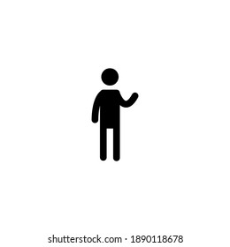 Stick Figure Pose. Posture Stick Figure. Man Standing