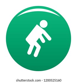 Stick figure stickman icon pictogram. Vector simple illustration of stickman icon isolated on white background. Man human stick sign