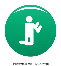 Stick figure stickman icon pictogram. Vector simple illustration of stickman icon isolated on white background. Man human stick sign