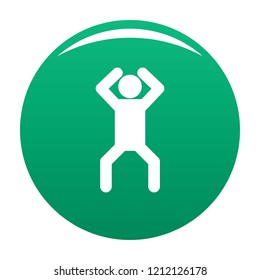 Stick figure stickman icon pictogram. Vector simple illustration of stickman icon isolated on white background. Man human stick sign