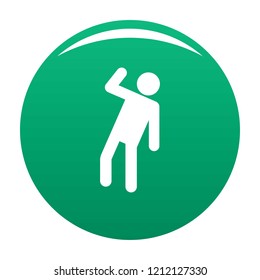 Stick figure stickman icon pictogram. Vector simple illustration of stickman icon isolated on white background. Man human stick sign