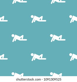 Stick figure stickman pattern vector seamless repeating for any web design