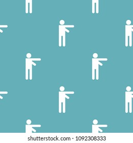 Stick Figure Stickman Pattern Vector Seamless Stock Vector (Royalty ...