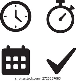 : Stick Figure Vector Illustration of Two People Working on Laptops at a Table in a Coworking Space