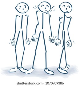 Stick figures with no idea