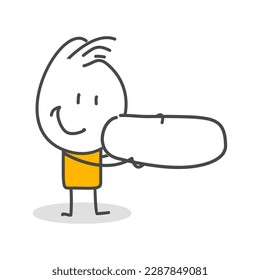 Stick figures. Numbers. Isolated on white background. Hand drawn Doodle Line Art Cartoon Design character.