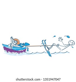 jet ski stick people