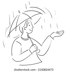 Figuras paletas: una ilustración de línea muy simple de una persona en diferentes situaciones de vida, dibujada a mano con un pincel gráfico. Caricaturas de la vida de las personas.