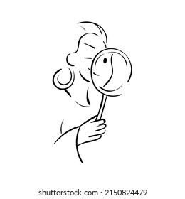 Stick figures: a very simple line illustration of a person in different life situations, hand-drawn with a graphic brush. Caricatures from people's lives.
