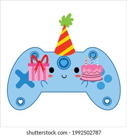 Stick game character vector template design illustration