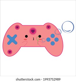 Stick game character vector template design illustration