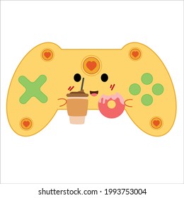 Ilustración de diseño de vectores de caracteres de juego