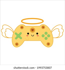 Stick game character vector template design illustration