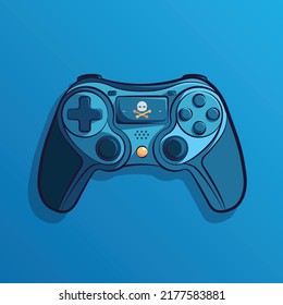 stick game controller art illustration