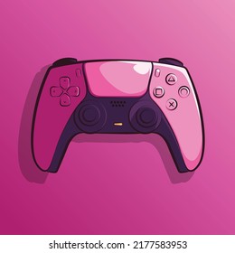 stick game controller art illustration