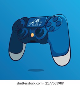 stick game controller art illustration